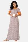 Naiduhall Cotton Full Length Nightdress - Sky Blue — thumbnail 6